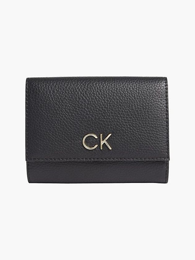 Calvin Klein USA Trifold Womens Wallet Black 9376201-RH